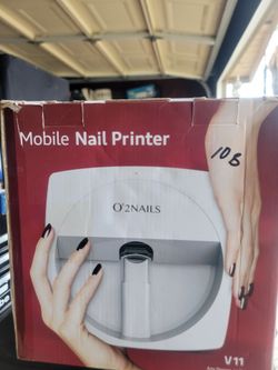 O'2NAILS Portable 3D Nail Printer – Mobile APP DIY Nail Art Machine