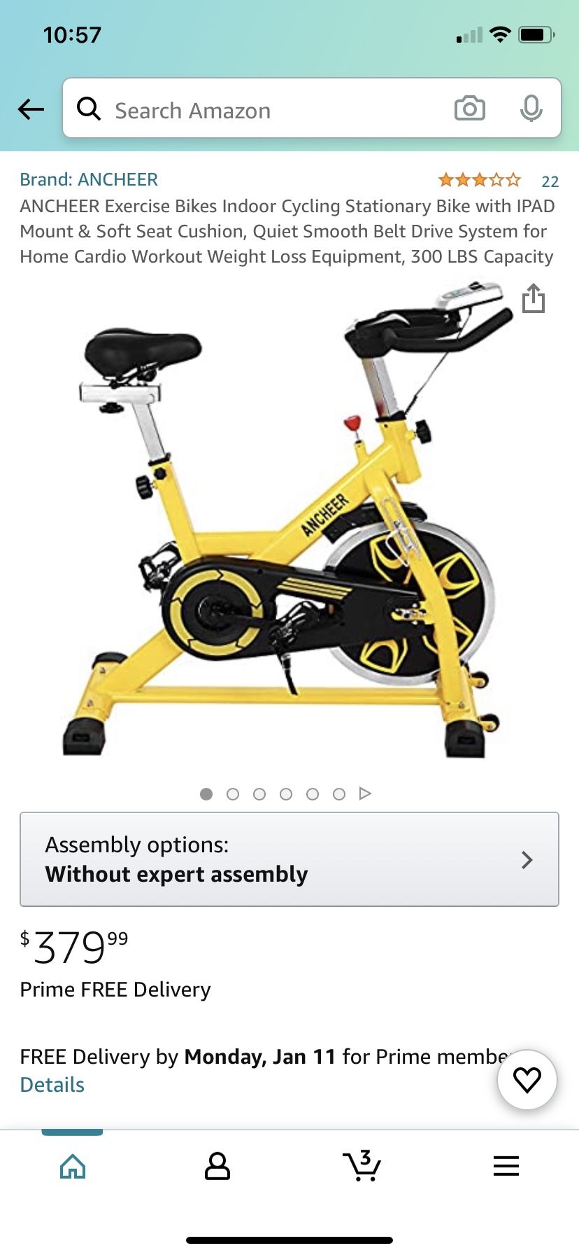 ancheer stationary bike manual