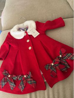 Red dress toddler