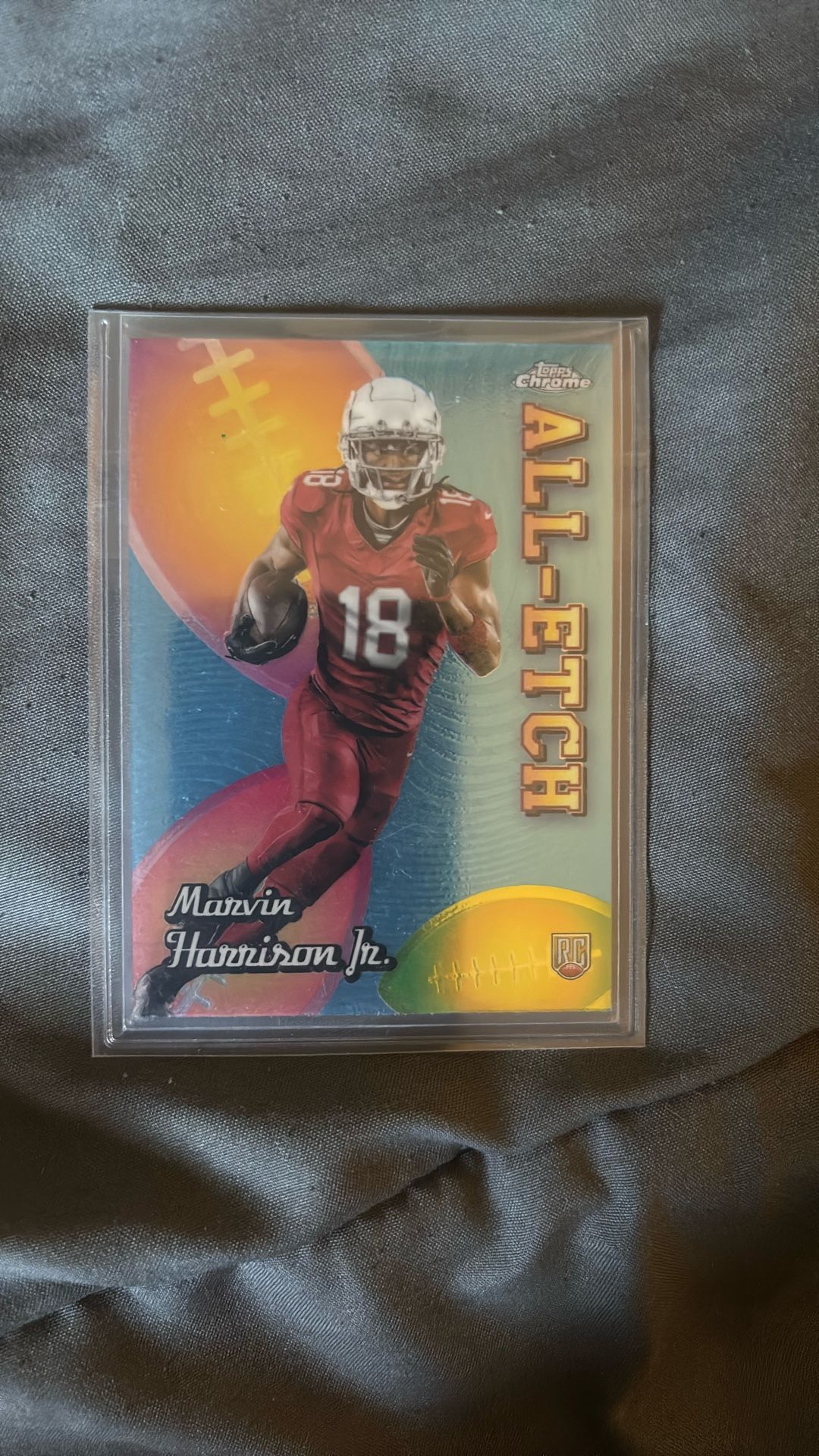 2024 Tops Chrome All- Etch REFRACTOR Marvin Harrison Jr