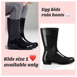 Ugg rain boots size 1 ONLY  NO OTHER SIZE AVAILABLE  New  $40  firm cash or Zelle 