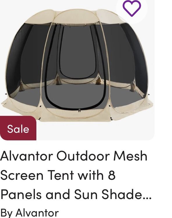 Alvanator 10' X 10' Pop-Up Screen room