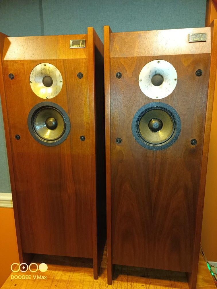 Cervin Vega 12 TR Speakers Rare Vintage Audiophile 