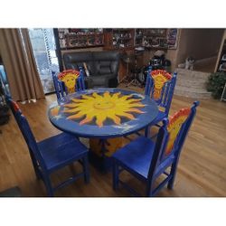 Mexican Table With 4 Chairs