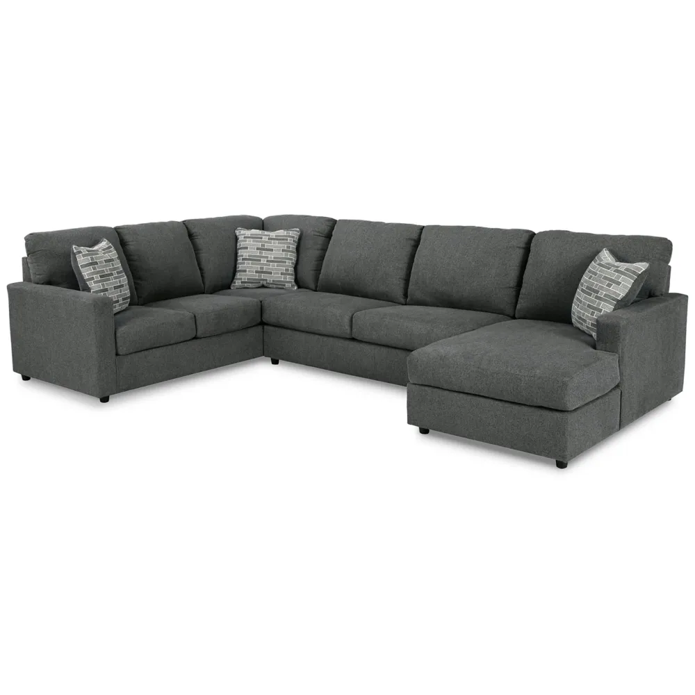 Edenfield 3-Piece Sectional with Chaise High-Grade Excellence