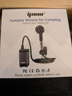 Brand new portable rechargeable electric shower