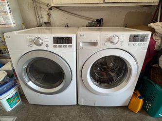 lg Washer And LG Electric Dryer In Good Condition for sale