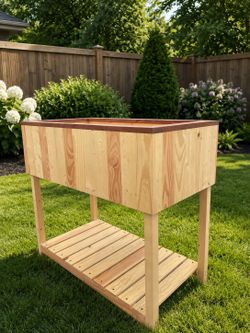Wood Planter Hand Made