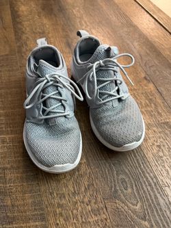 Nike Gray Mesh Low-Top Sneakers