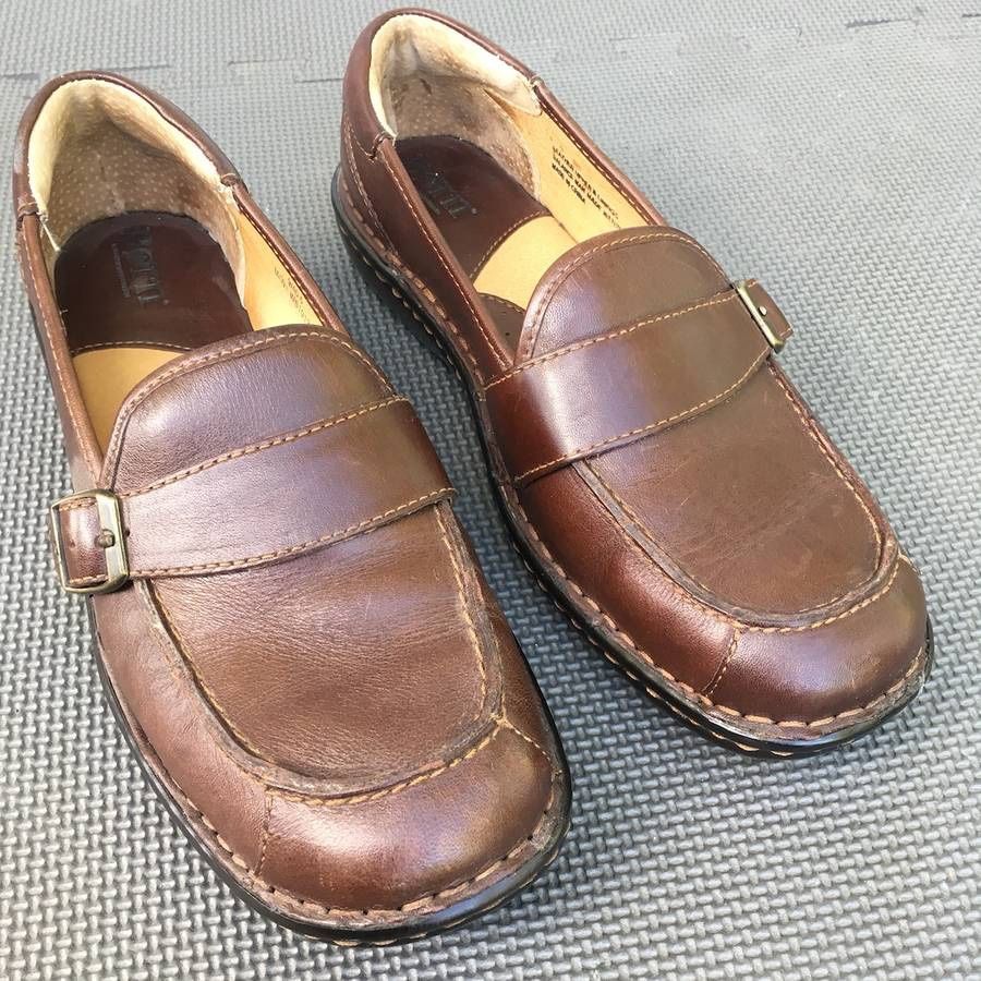 Born Women's Brown Cocoa Leather Dress Shoe Size 9