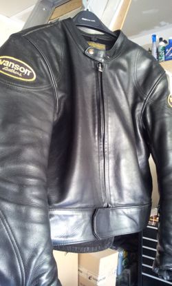 Vanson MK2 CSRX Sportrider Motorcycle Jacket: size 42