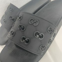 Black Gucci Slides 