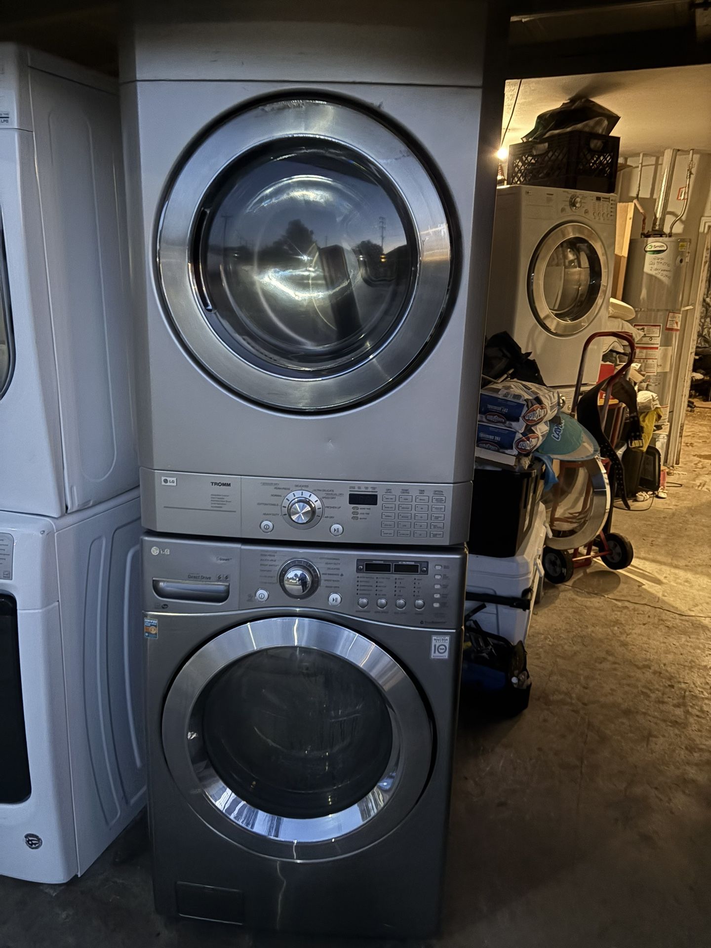 Lg Stackable Washer And Gas Dryer