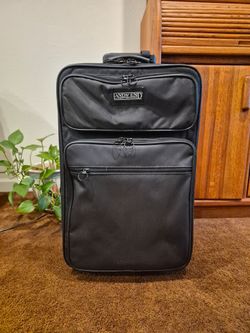 Lands' End Direct Merchants Carry-On Upright Rolling Travel Luggage Suitcase 22"