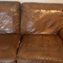 Brown Leather Couches 3