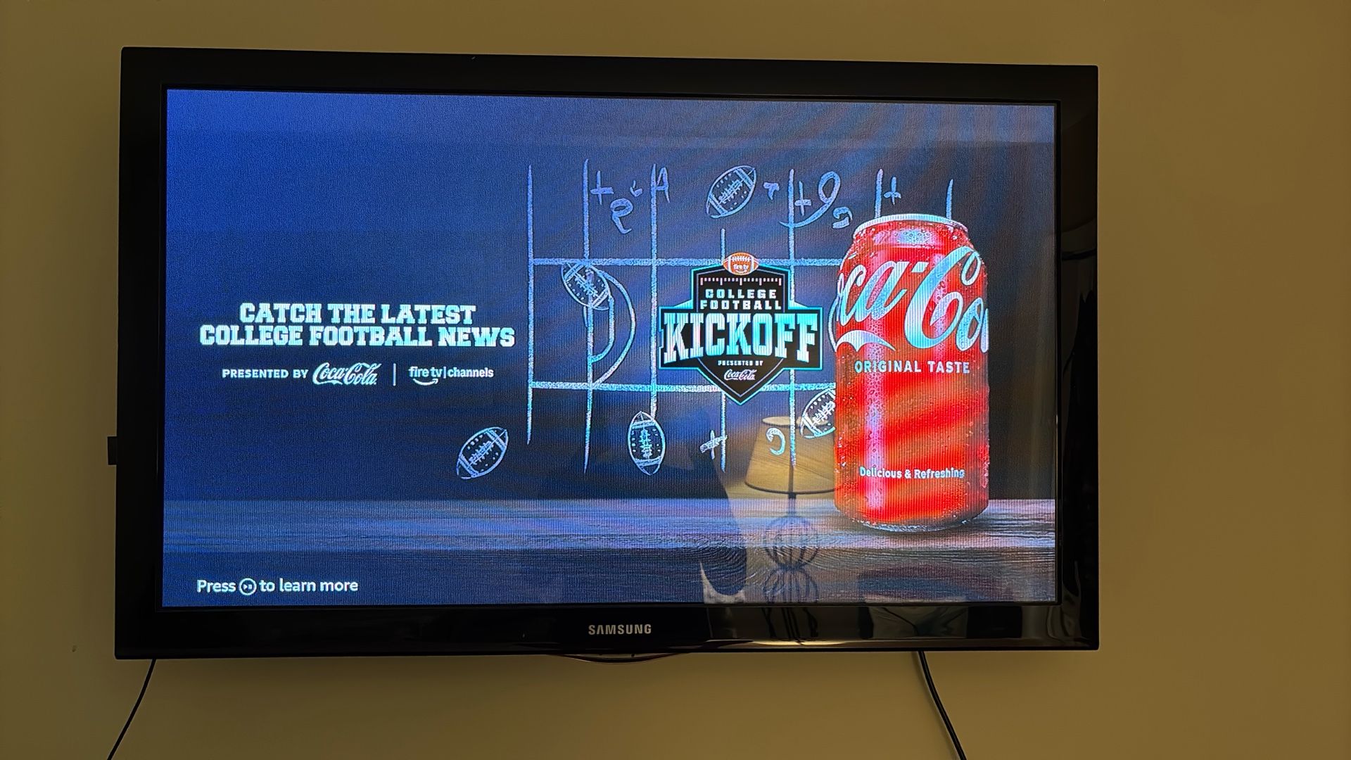 42.5” Samsung 1080p TV