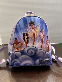 loungefly disney hercules muses mini backpack