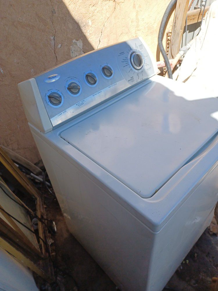 Working, good Whirl pool. Large capacity washer a $130.