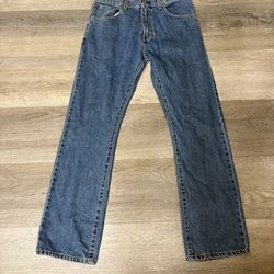 Levi's 517 Bootcut Jeans Men's 32x32 Blue 100% Cotton Denim - Western Fit