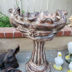 Frog Bird bath for sale