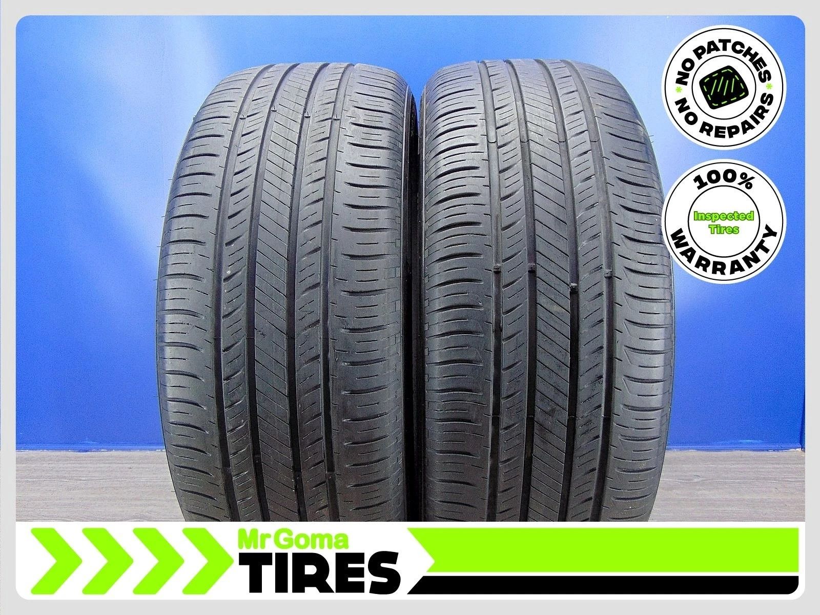 SET OF 2 HANKOOK KINERGY GT KONTROL 225/55R18  USED TIRES 74% LIFE NO PATCHES 98H *  PRODUCTION YEAR 2022 - 2024 * INSTALLATION  INCLUDED 