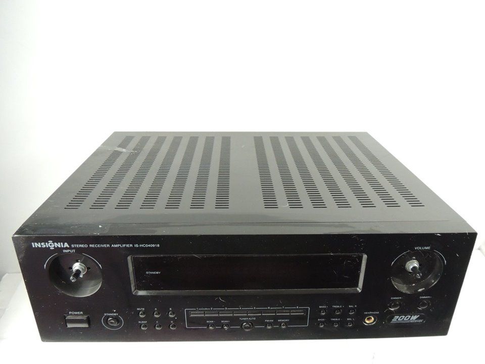 Insignia Am FM Stereo Receiver Amplifier 200W