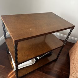Baker furniture wood end table