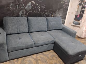 Blue Sofa Bed