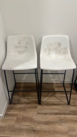 White Chair Stools