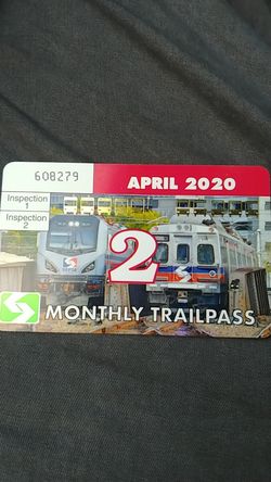 April 2020 monthly zone 2 Trail/transpass