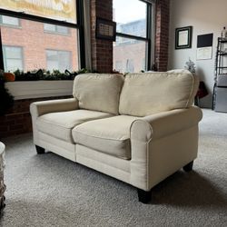 Beige / Cream Love Seat