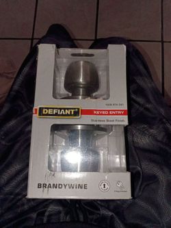 Brand new Defiant Stainless Steel door knob