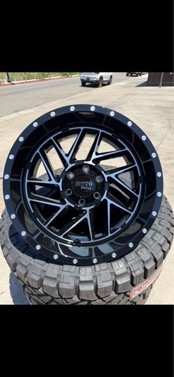 20” MOTO METAL WHEELS AND TIREs