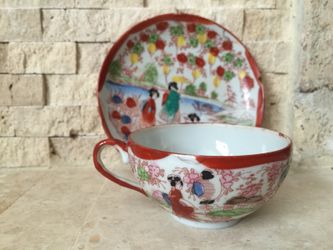 antique Chinese tea cup