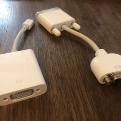 Mac Book VGA  And DVI Adapter 