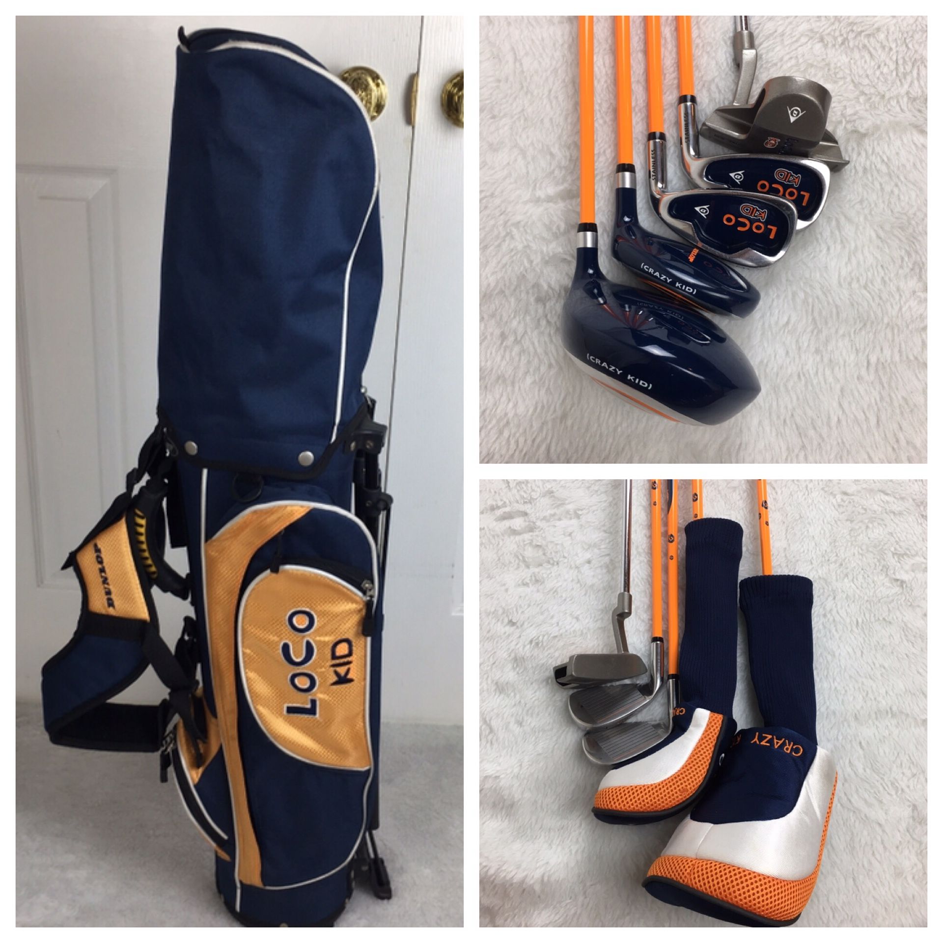 Like NEW - KID GOLF SET - Dunlop LOCO Kid Ages 5-8