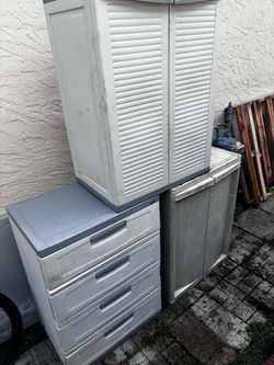Outdoor Storage Cabinets $20 Each