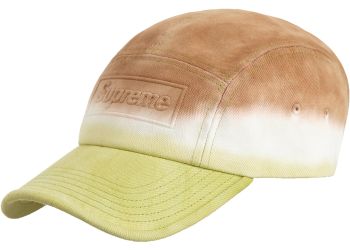 Supreme Embossed Denim Camp Cap brown