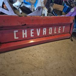 1964 Chevy C10 orange tailgate