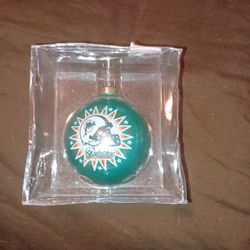 Miami Dolphins Christmas Ornament