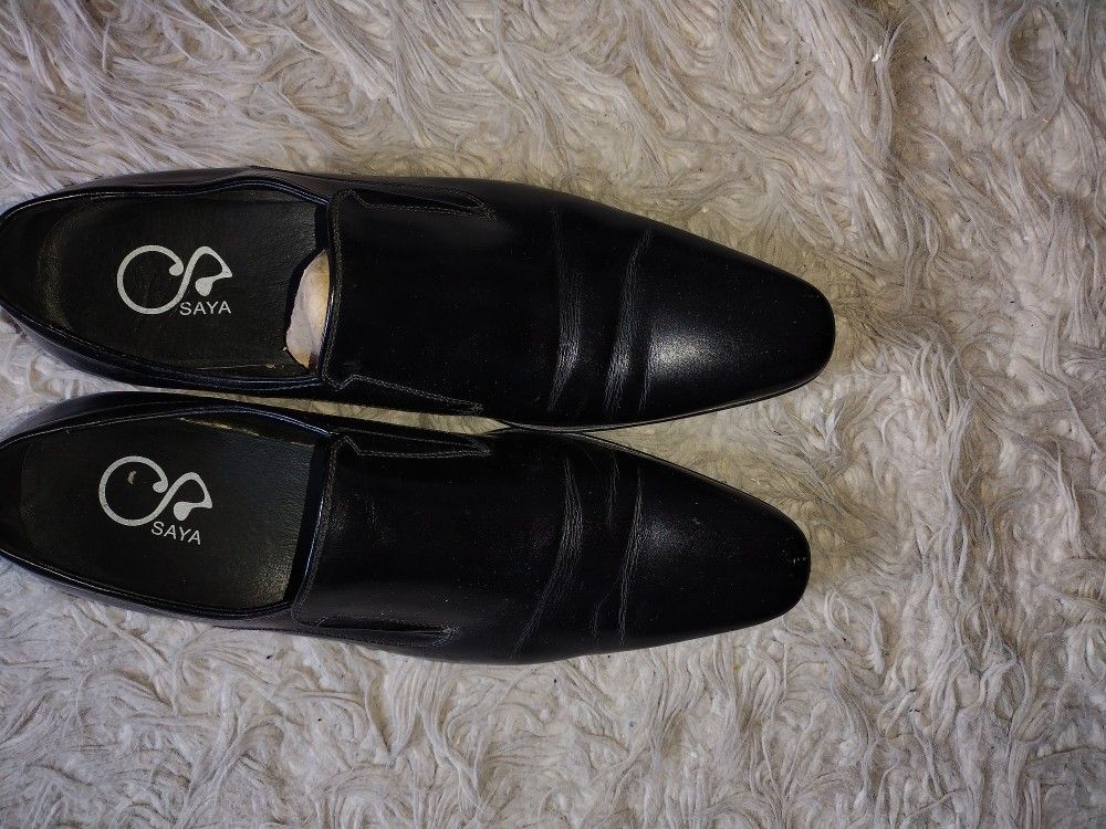 ALDO Saya Designer Black mens shoes Size 11 in excellent condition.