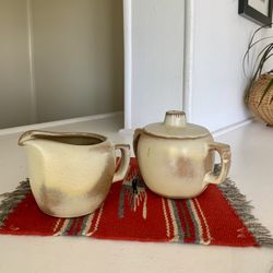 Vintage Cream and Sugar Bowl Set