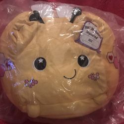 Moosh-Moosh Squared 10” Soft Plushie Pillow Friend HEX the Bee NEW in Package!