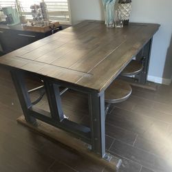 Steel Dining Table For 4 