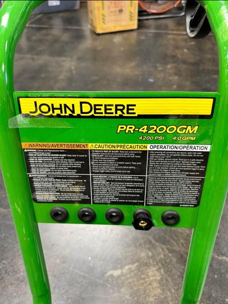 John Deere Pressure Washer 4200 PSI