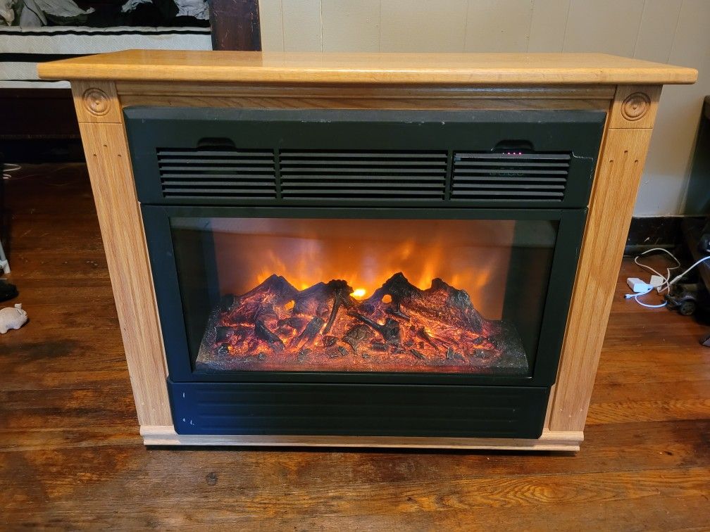 Heat Surge Amish Electric Fireplace