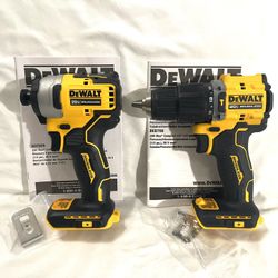 Brand New Dewalt 20 V Brushless Impact Driver And 20 V Brushless Hammer Drill. Tools only.