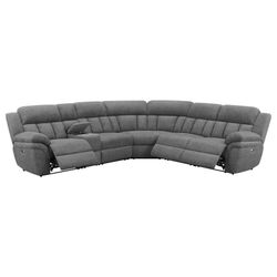 New 6 PC modular sectional sofa with 3 power recliners on sale now