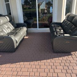 Leather Recliner Couches