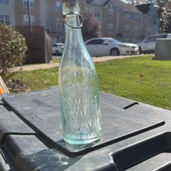 W.A. French & Co  Red Bank, NJ Antique Glass Bottle 